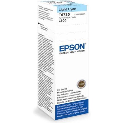 Epson Inktflesje T6735 - Licht Cyaan