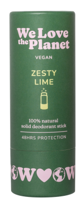 We Love The Planet Zesty Lime Deodorant Stick - 40 g
