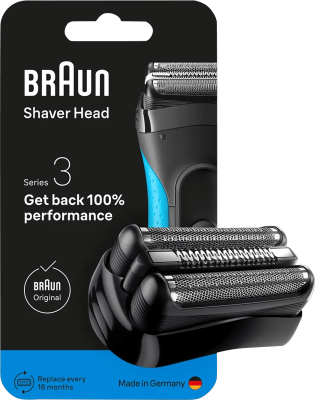 Braun Series 3 Scheerkop 21B - Zwart