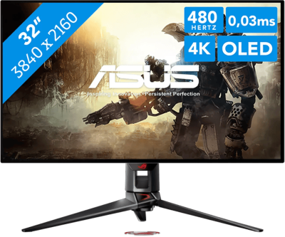 Asus ROG Swift Monitor PG32UCDP - Zwart - 32" - 4K OLED