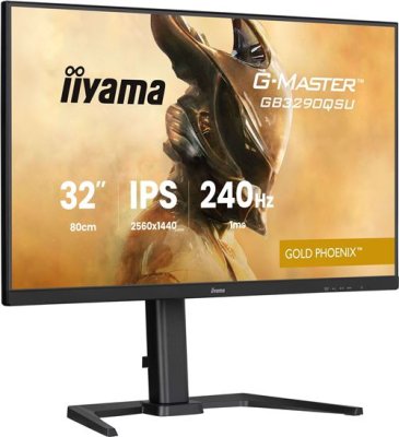iiyama G-Master Monitor GB3290QSU-B1 - Zwart - 31,5" - Quad HD