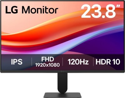 LG Monitor 24U411A-B - Zwart - 24" - Full HD