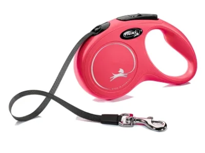 Flexi New Classic Rollijn Lint - Rood - S - 5 meter