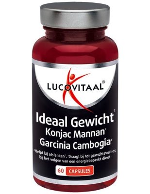 Lucovitaal Ideaal Gewicht Konjac Mannan Garcinia Cambogia - 60 capsules