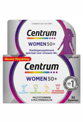 Centrum Women 50+ Multivitaminen Tabletten - 30 stuks