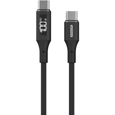 Sitecom USB-C Voedingskabel - Zwart - 1,5 m, LED, 100W