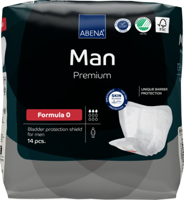 Abena Man Premium Formula 0 Inlegverband - 14 stuks
