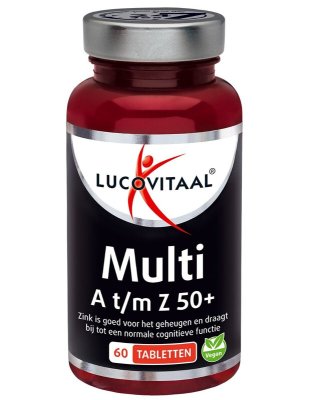Lucovitaal Multi A t/m Z 50+ Tabletten