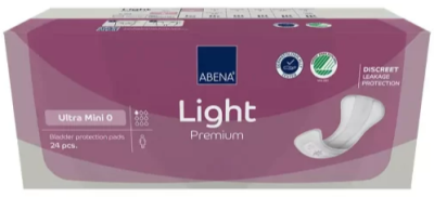 Abena Light Premium Ultra Mini 0 Inlegverband - 24 stuks
