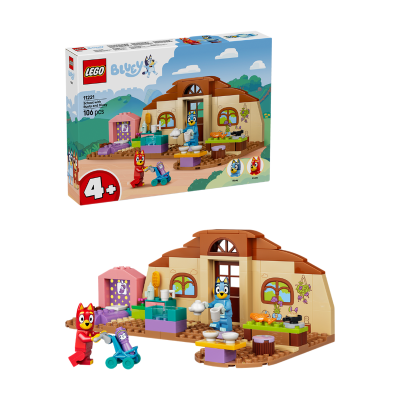 LEGO Bluey School met Rusty en Bluey 11221