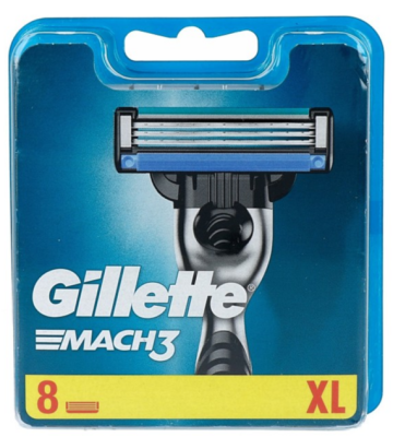 Gillette Mach 3 Scheermesjes - XL - 8 stuks