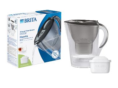 Brita Marella Waterfilterkan incl. 1 Maxtra Pro Waterfilter - Cool Graphite - 2.4 L