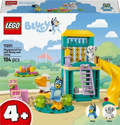 LEGO Bluey en Chloé in de speeltuin 11201