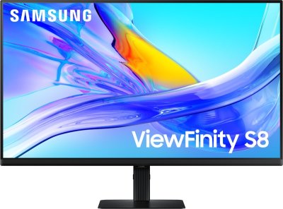 Samsung ViewFinity S8 Monitor LS32D800UAUXEN - Zwart - 32" - 4K, USB-C 90W