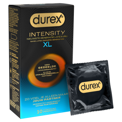 Durex Condooms Intensity Latexvrij - XL - 10 stuks