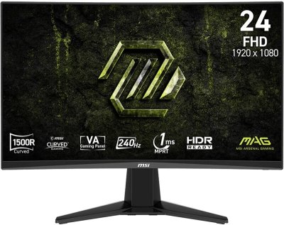 MSI Gaming Monitor MAG 245C X24 - Zwart - 23,6" - Curved