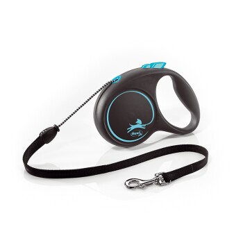 Flexi Black Design Rollijn Koord - Blauw - M - 5 meter