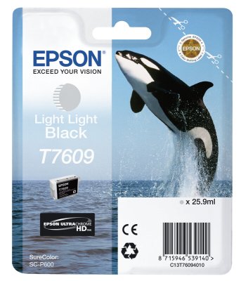 Epson UltraChrome Inktcartridge T7609 - Licht Zwart