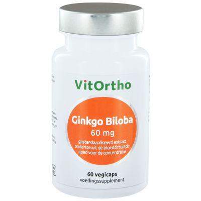 VitOrtho Ginkgo Biloba Extract 60mg - 60 capsules