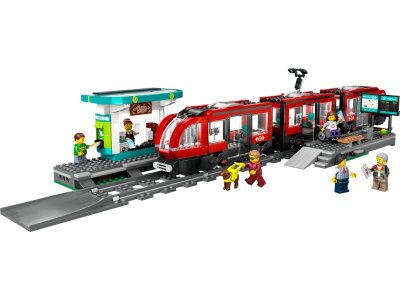 LEGO City Stadstram en station 60423