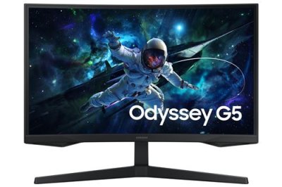 Samsung Odyssey G5 Gaming Monitor LS27CG552EUXEN - Zwart - 27" - QHD 165Hz Curved