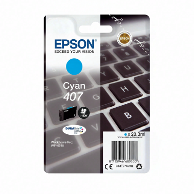 Epson Inktcartridge 407 - Cyaan