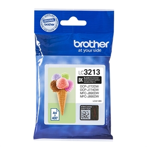 Brother Inktcartridge LC3213BK - Zwart