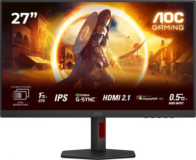AOC Gaming Monitor U27G4R - Zwart - 27" - 4K UHD 165 Hz