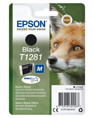 Epson Inktcartridge T1281 - Zwart
