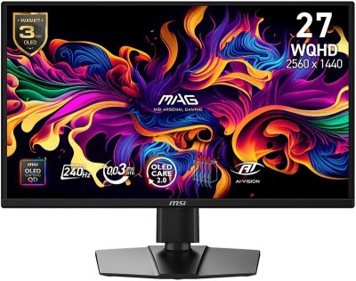 MSI Gaming Monitor MAG 272QP X24 - 27" - QD-OLED, WQHD, 240 Hz