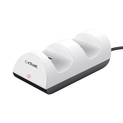 Trust Oplaadset GXT 254 - Wit - Voor DualSense
