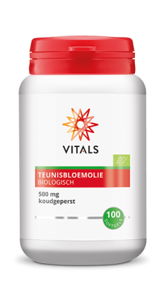 Vitals Teunisbloemolie Biologisch - 100 softgels