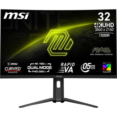 MSI Gaming Monitor MAG 321CUPDF - Zwart - 31,5" - 4K Curved