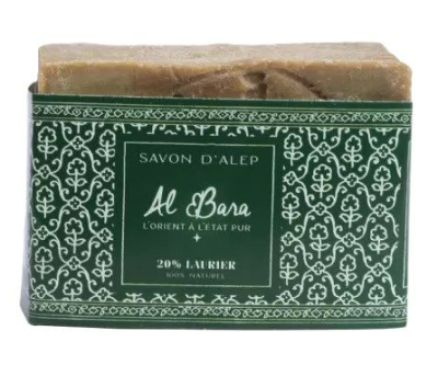 Al Bara Aleppo Zeep Olijfolie & 20% Laurierbesolie - 200 g