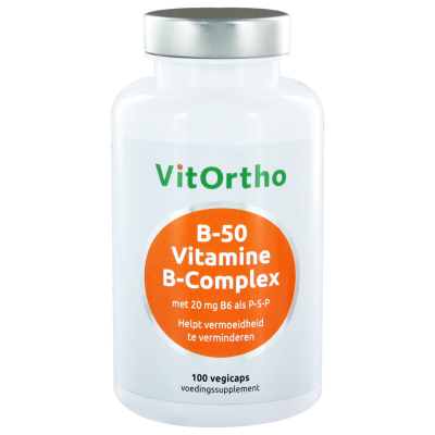 VitOrtho B-50 Vitamine B-Complex - 100 capsules