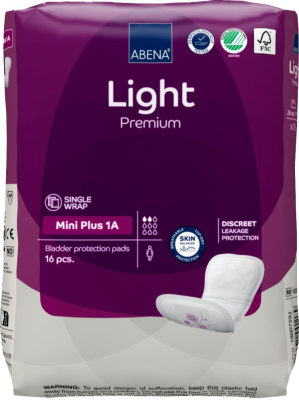 Abena Light Premium Mini Plus 1A Inlegverband - 16 stuks