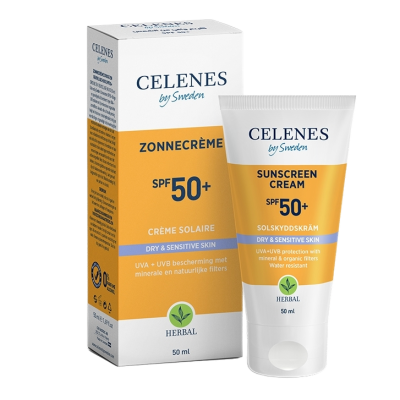 Celenes by Sweden Celenes Zonnecrème Sensitive - SPF50+ - 50 ml