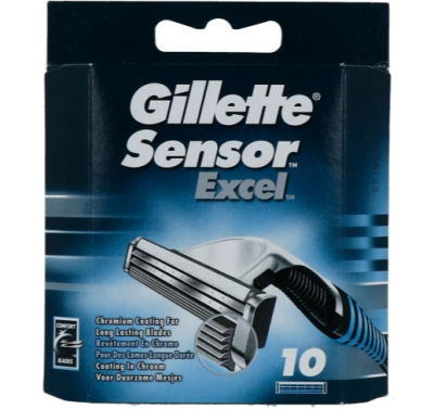 Gillette Sensor Excel Scheermesjes - 10 stuks