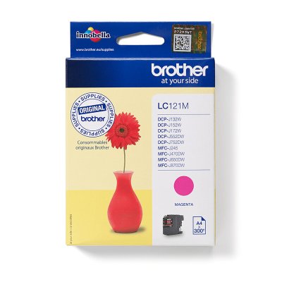 Brother Inktcartridge LC121M - Magenta
