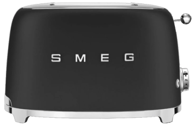 Smeg Broodrooster TSF01BLMEU - Mat Zwart