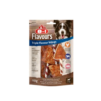 8in1 Triple Flavour Wings - 113g - 6 stuks