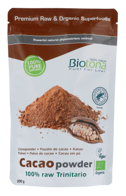 Biotona Cacao Powder Raw - 200 g