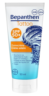 Bepanthen Tattoo Zonnecrème - SPF50+ - 50 ml