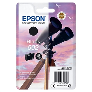 Epson Inktcartridge 502BK - Zwart