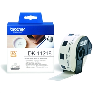 Brother Labels DK-11218 - Zwart / Wit