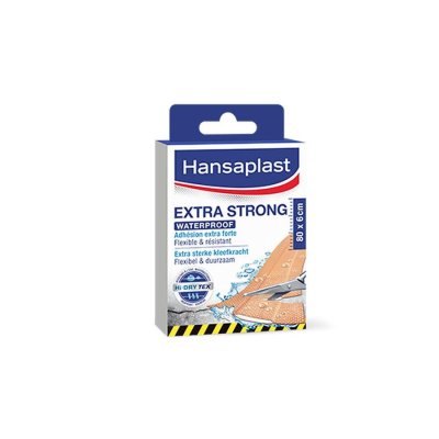 Hansaplast Extra Strong Waterproof Pleisters - 80 x 6 cm - 8 stuks
