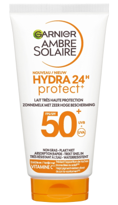 Garnier Ambre Solaire Hydra 24h Protect Zonnemelk - SPF50+ - 50 ml