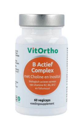 VitOrtho B Actief Complex Formule Met Alfa-Liponzuur VegiCaps - 60 capsules