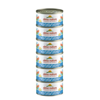 Almo Nature HFC Cats Natural Natvoer - Atlantische Tonijn - 70 g - 6 stuks