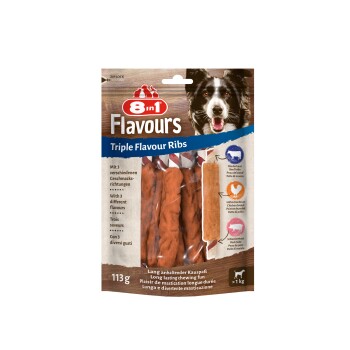 8in1 Triple Flavour Ribs - 113g - 6 stuks